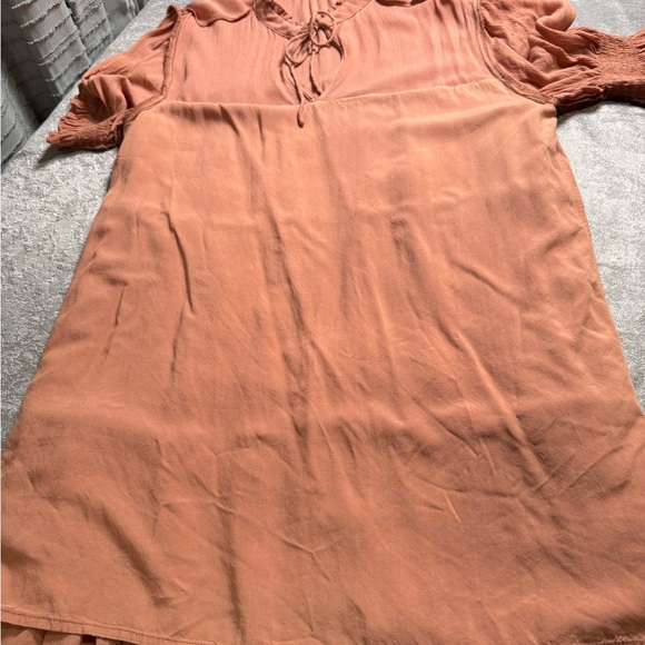 Chic Terracotta Midi Dress - Picture 8 of 8